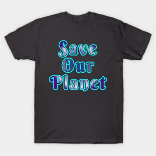 Eco-Friendly Environment Day Design T-Shirt